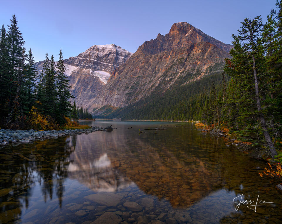 MT. EDITH AND CAVELL LAKE print