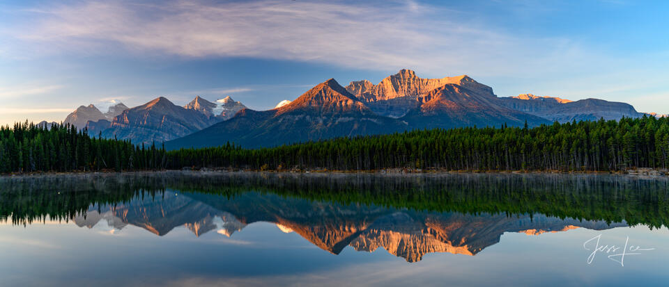 Hector Lake Good Morning print