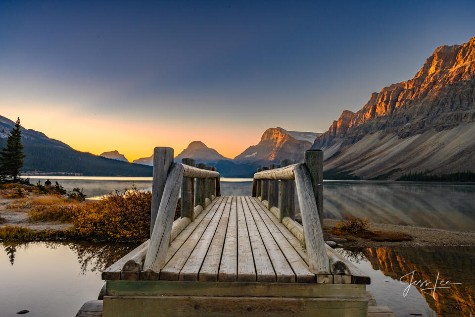 Bow Lake Bridge print