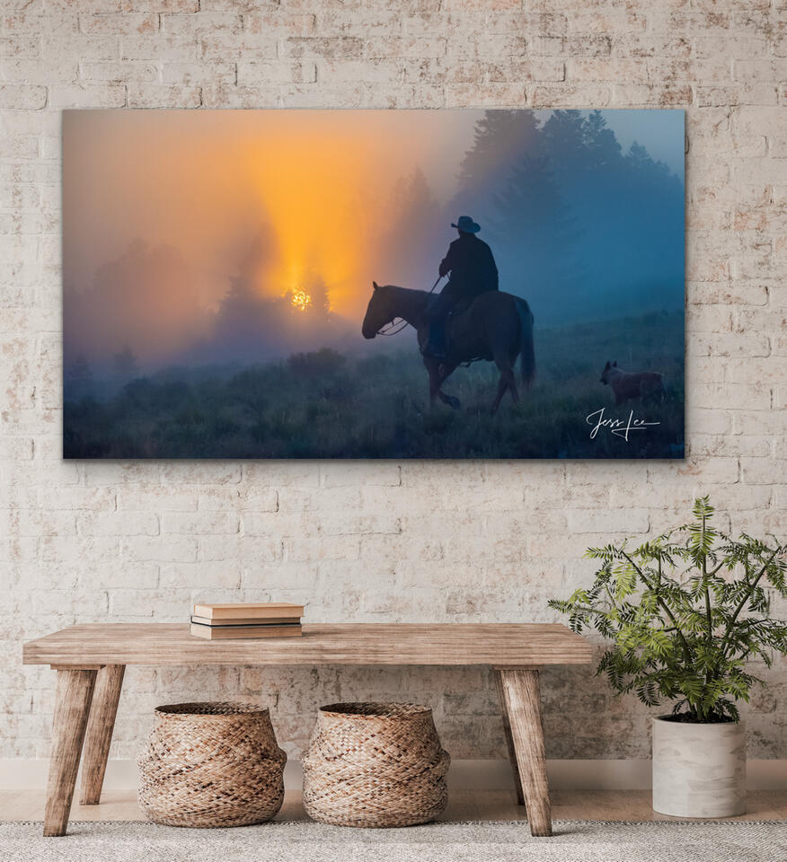 Cowboy Wall Art Print print