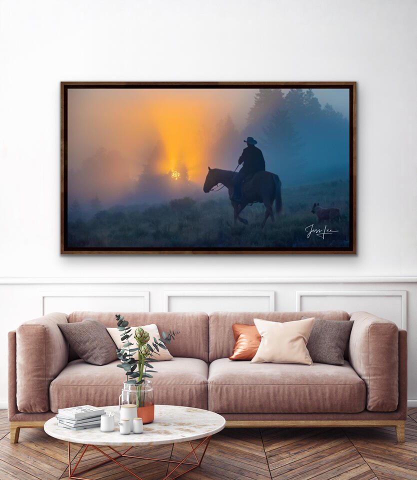 Cowboy Wall Art Print print