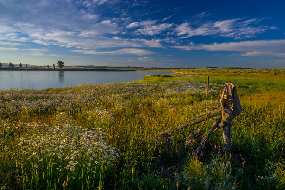 Summer on The Ranch Fly Fisher Style print