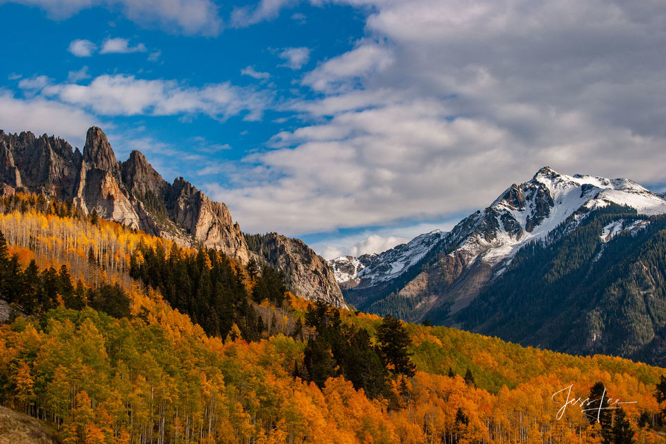 Autumn Trees on Lizard Pass print