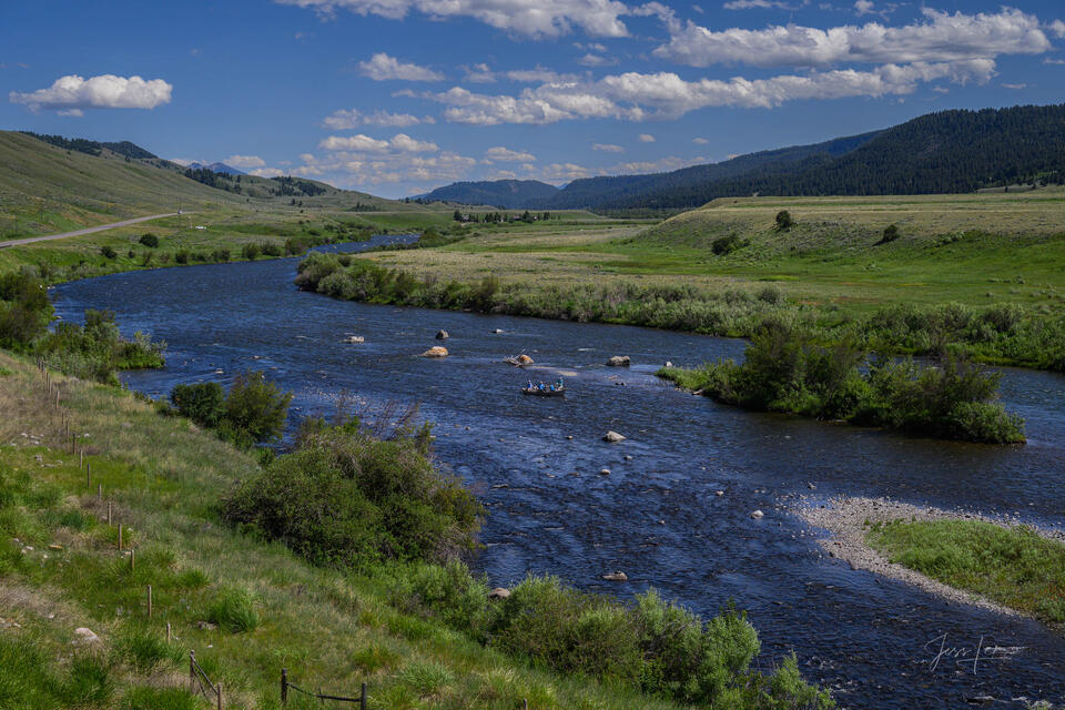 Madison River Run print