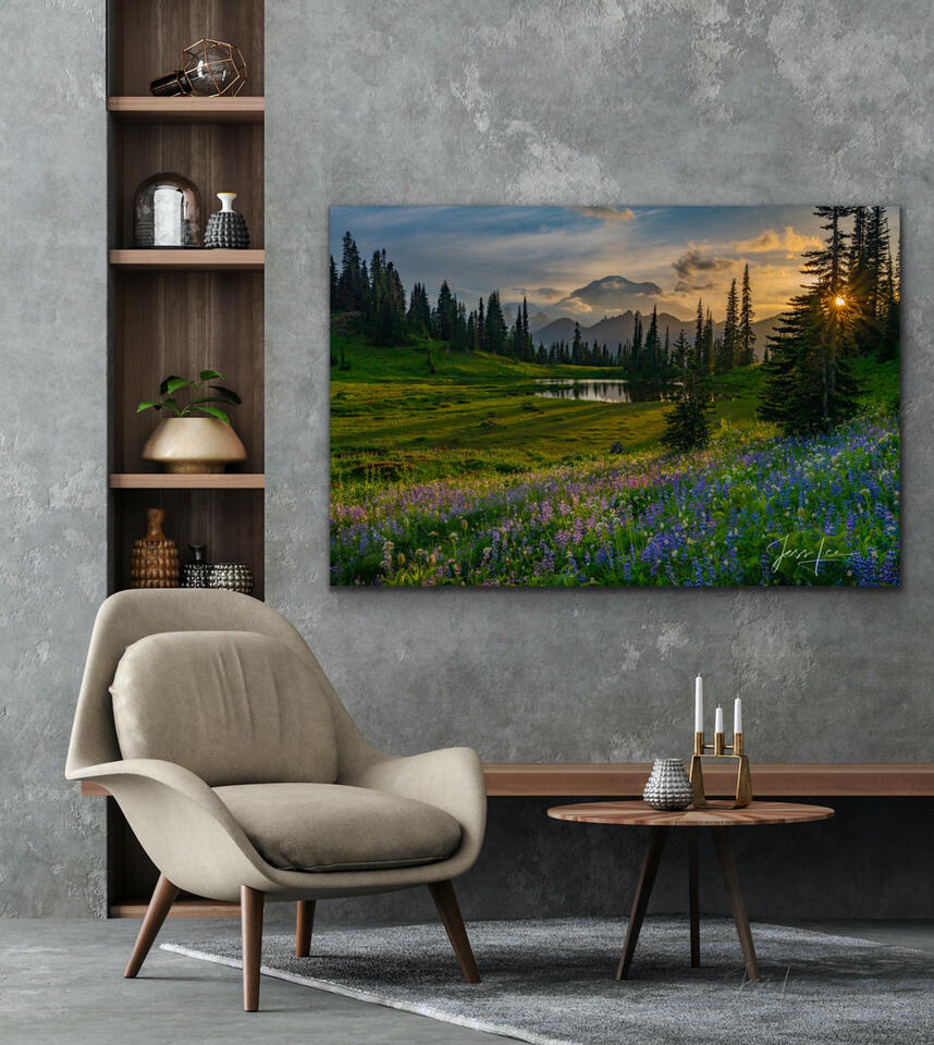 Mount Rainier Wall Art Photos print