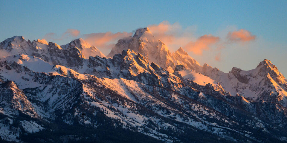 A Grand Teton photo fine art print of beautiful Photography and Pictures in large format museum-quality Acrylic or metal wall art