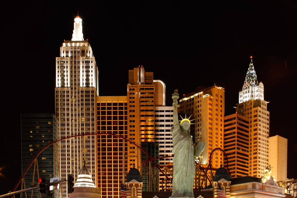 Nevada Las Vegas Skyline Photography Print print