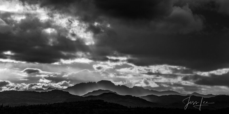 Vulture Peak Monsoon  print