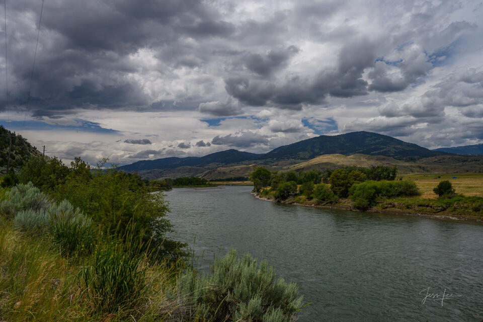 Yellowstone River Summer print