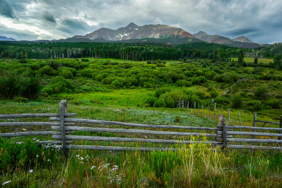 Summer at the Mount Adams Ranch print