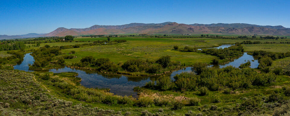 Silver Creek Panorama print