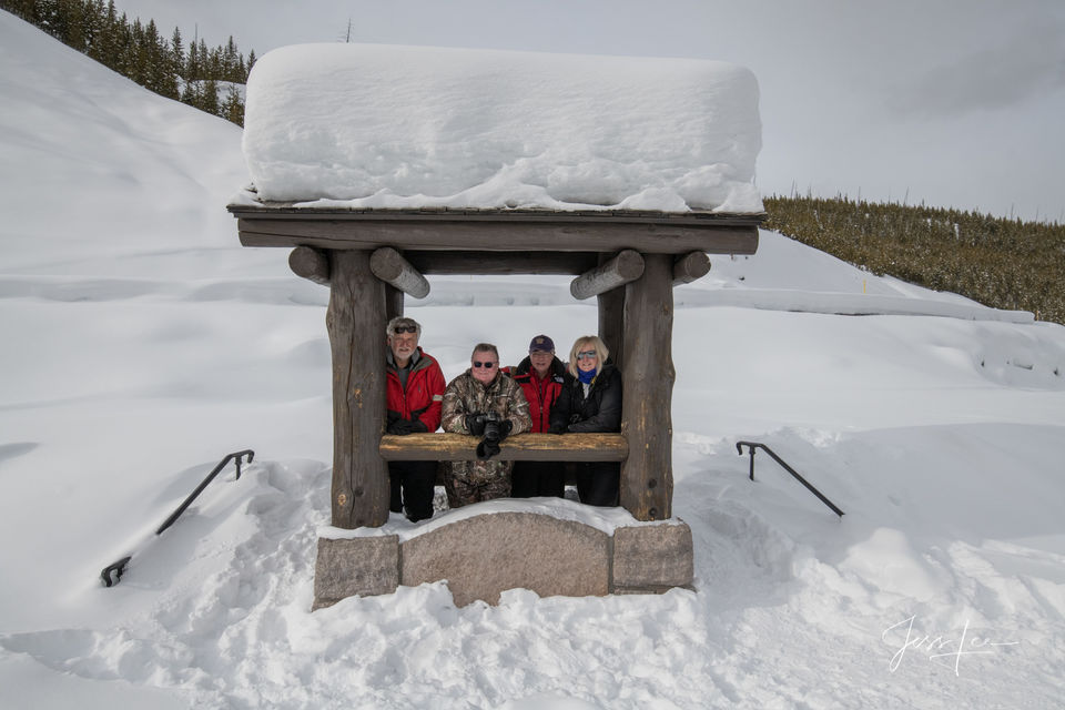 Photographing Yellowstone with jessleephotos.com group Shot print