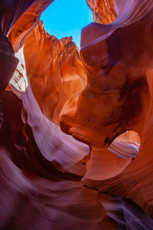 Sky Above, Antelope Canyon print