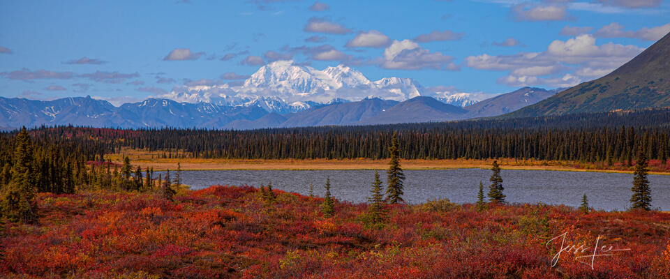 Fall Tundra and Denali print