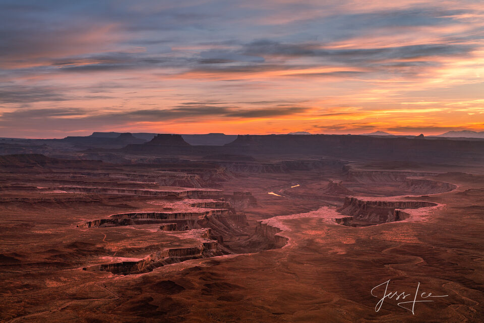 Green River Overlook Light print