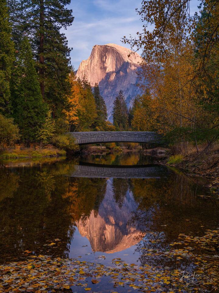 Half Dome in Autumn print