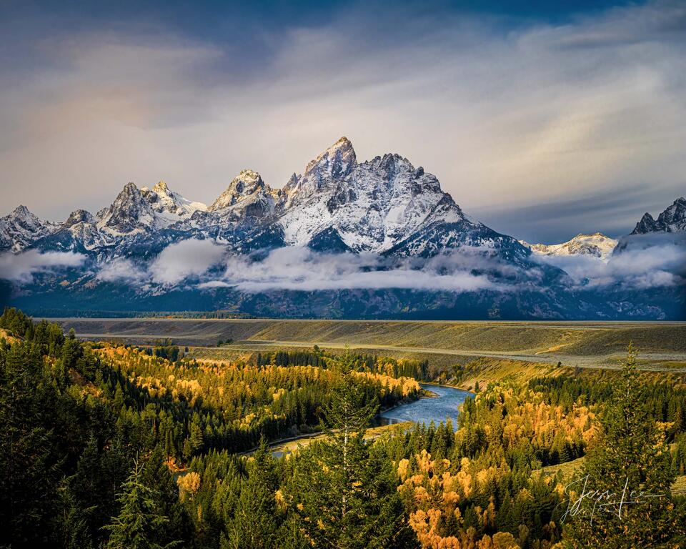 Grand Teton Autumn Storm print