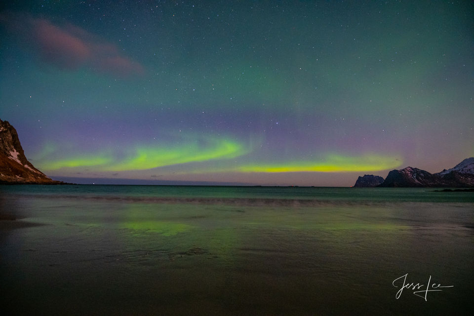 Seaside Aurora print