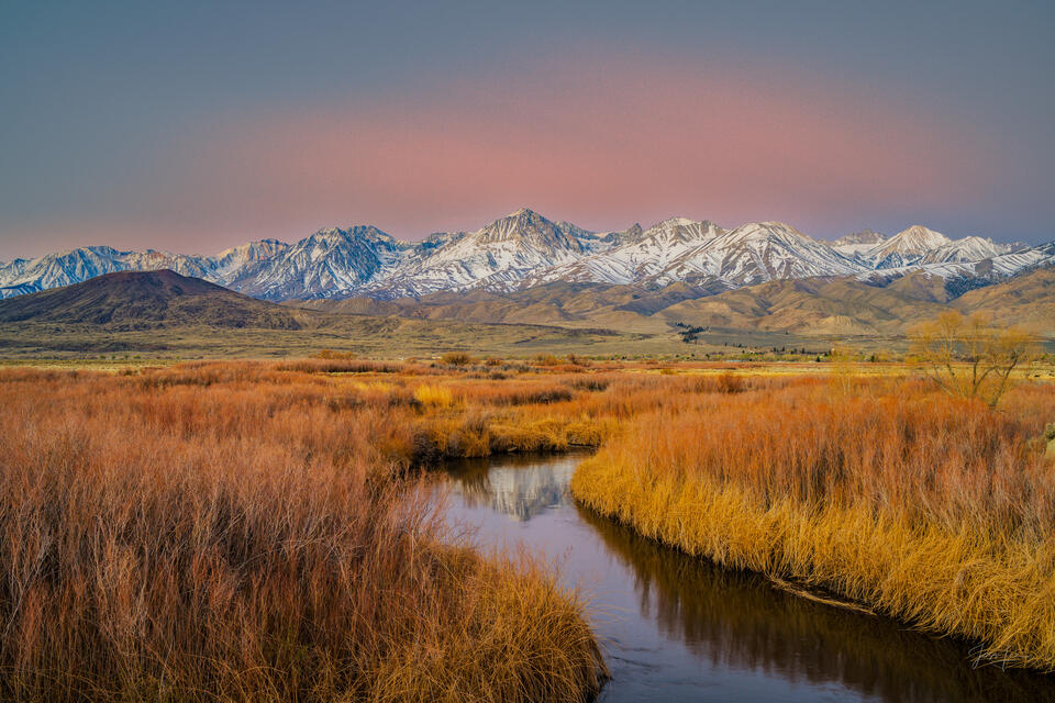 Owens River Curves print