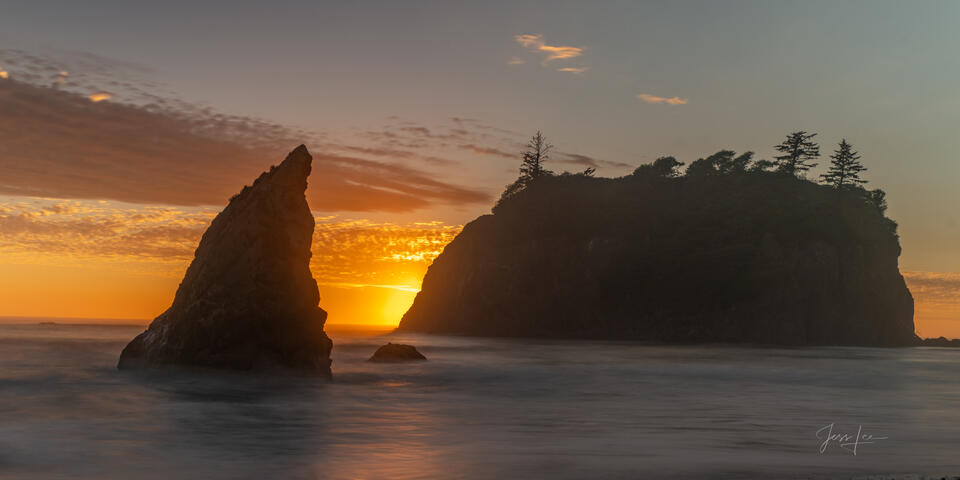 Sundown at Ruby Beach  print