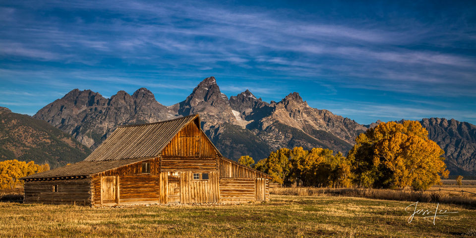 T.A. Moulton Barn Pano print