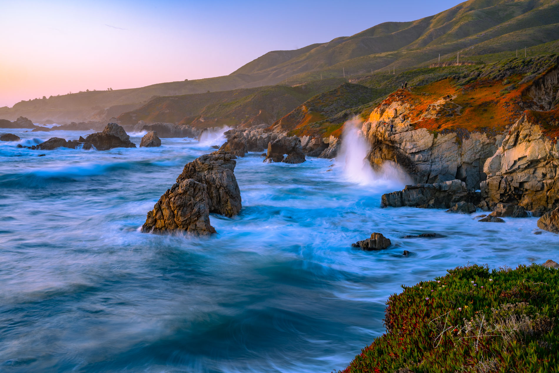 Big Sur California Coastline Sunset Photos