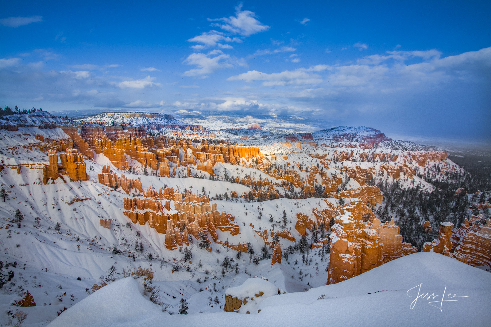 Winter in Bryce Bryce Canyon in Winter Mountain Photography Print Fine Art Limited Edition of 200 Exclusive high-resolution Museum Quality Photo...