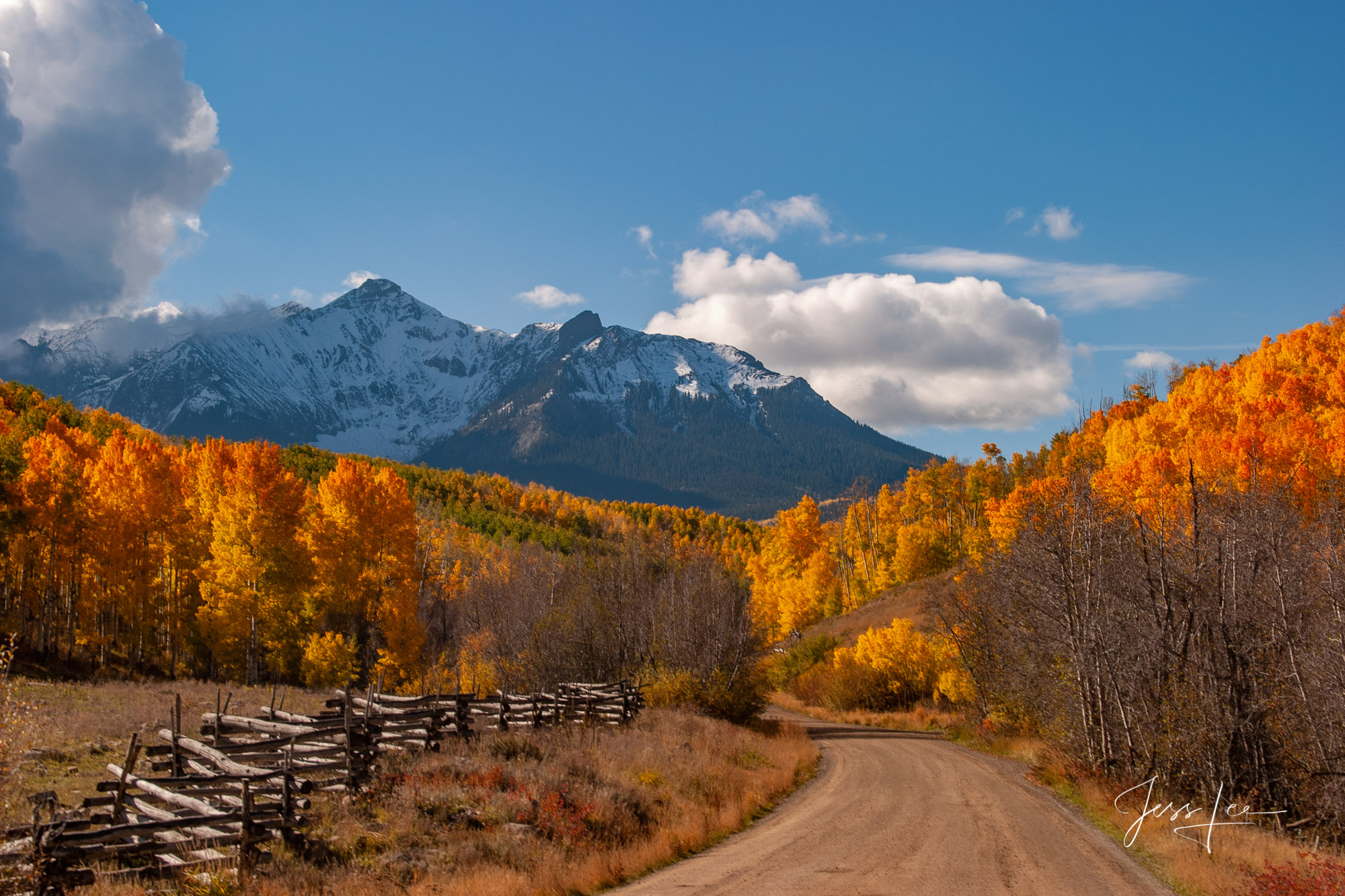 A Colorado Fall Color photo Print during the peak of Autumn Color in southeast Colorado. A limited Edition Fine Art print of...