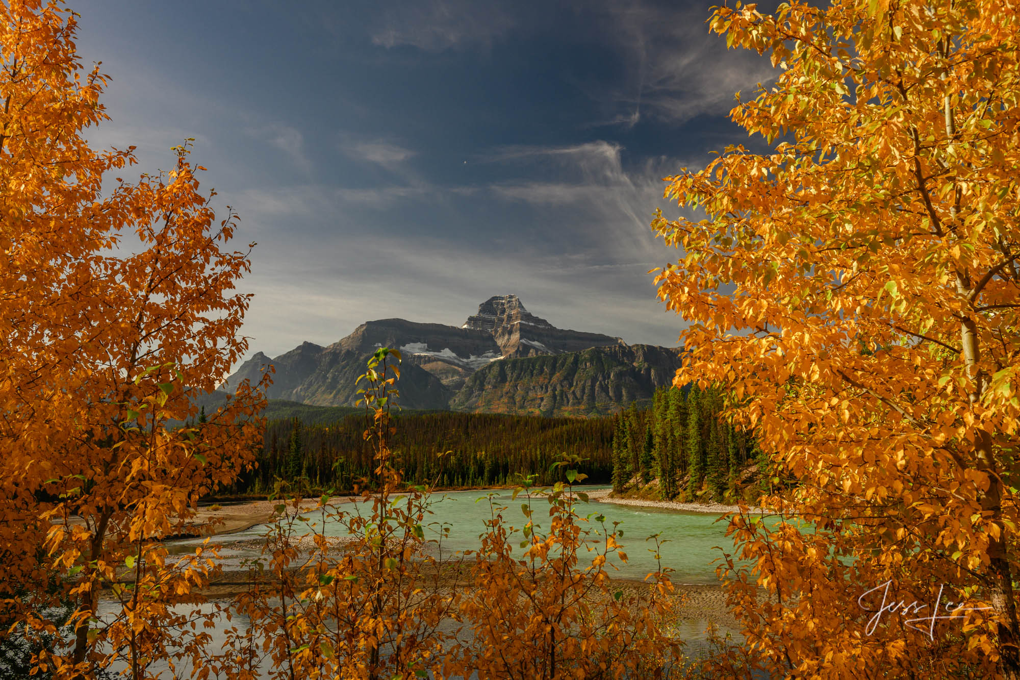 Rocky Mountain Color Beautiful picture of in the Canadian Rockies for sale as a fine art photography print.