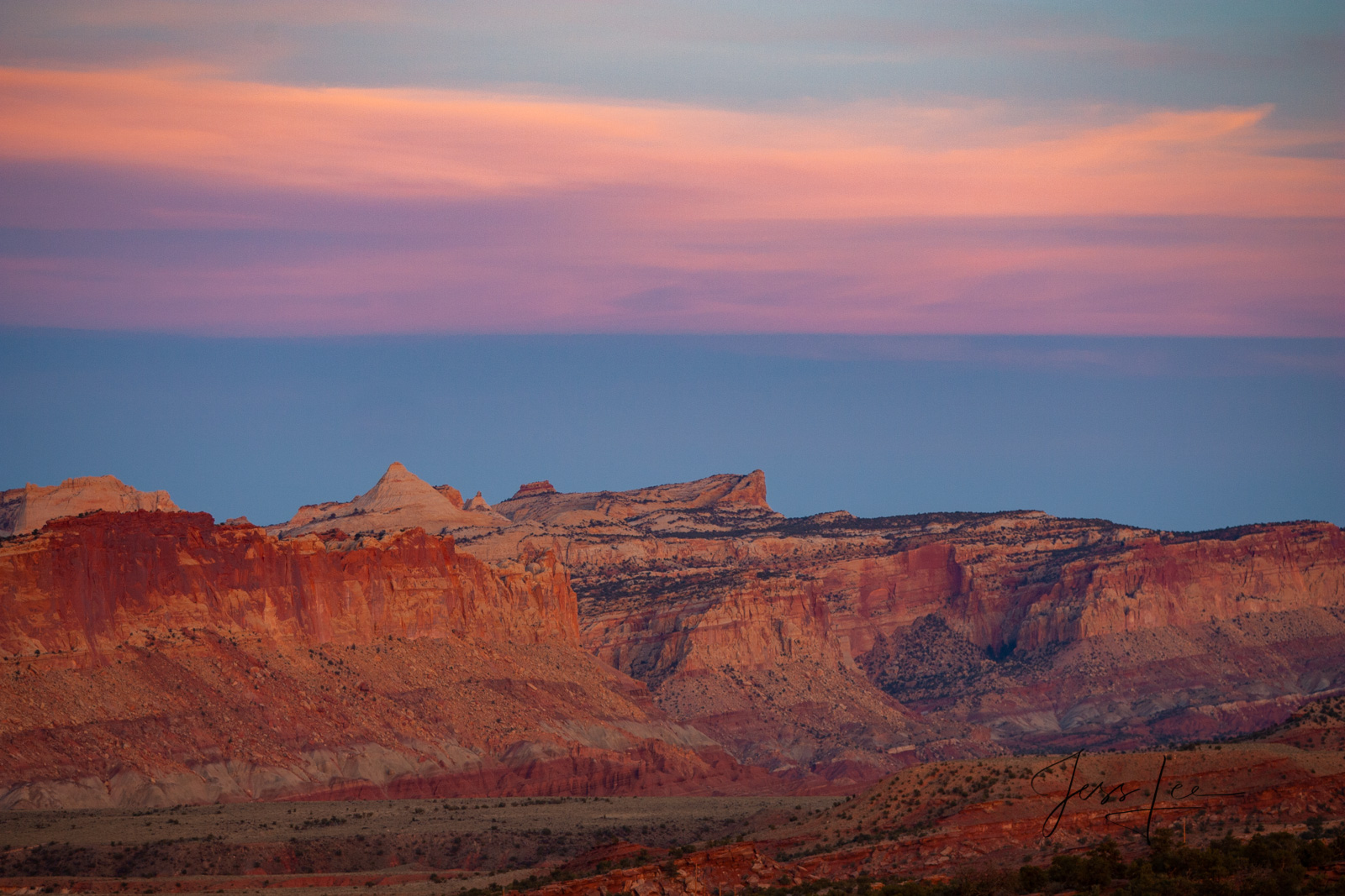 Magic Evening Magic Evening a Limited Edition of 50 Fine Art Prints Capitol Reef, San Rafael Swell and the Waterpocket Fold are some of the...