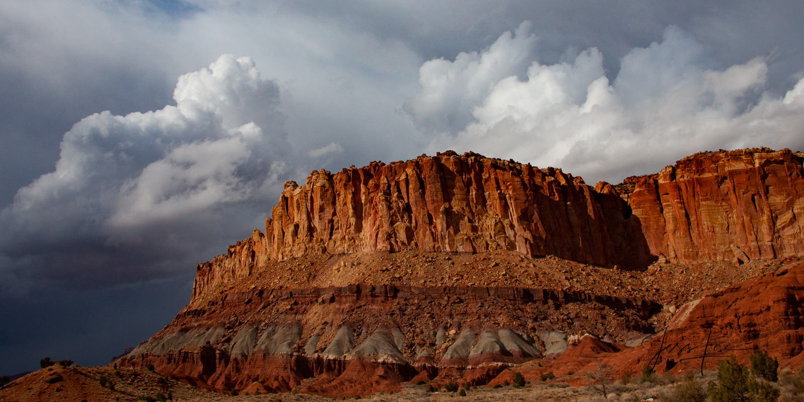 Puff Mesa a Limited Edition of 50 Fine Art Prints Puff Mesa : Capitol Reef, San Rafael Swell and the Waterpocket Fold are some...