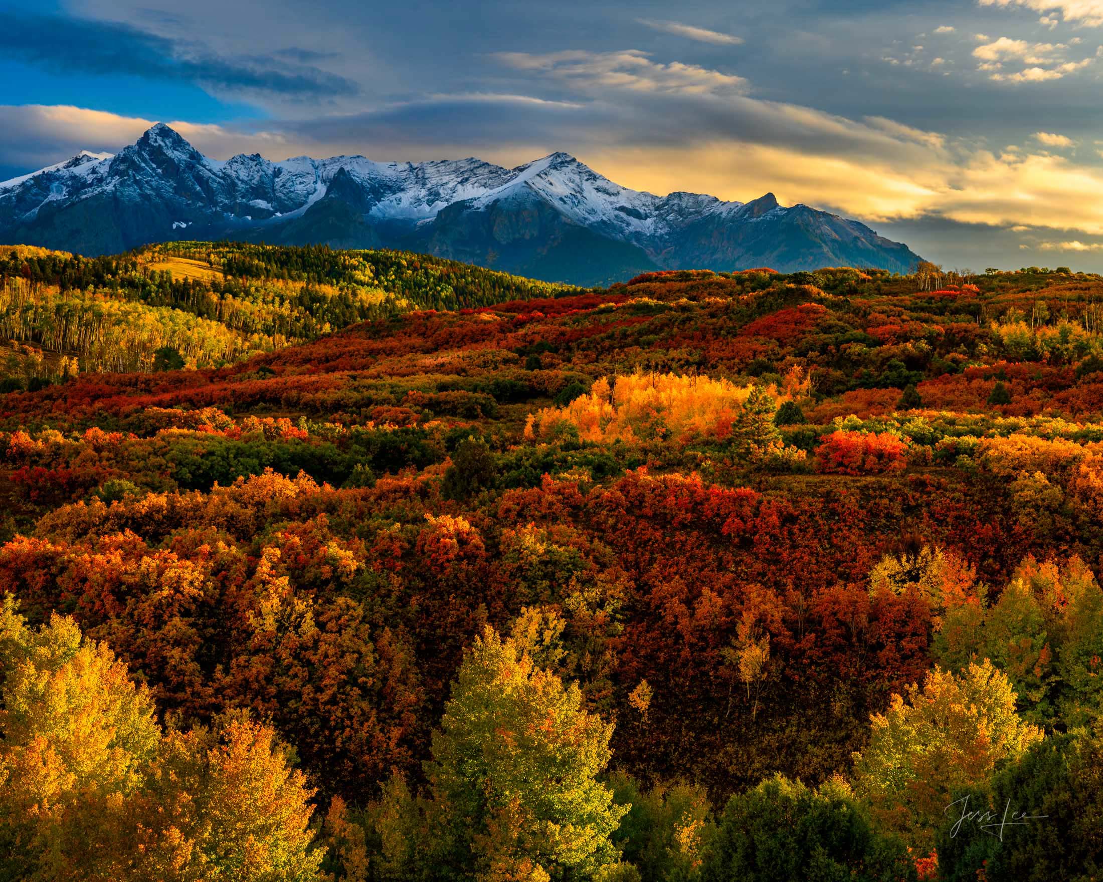 San Juan Autumn Evening | Colorado Mountains | Large Format Prints by Jess  Lee, image size:2200x1760
