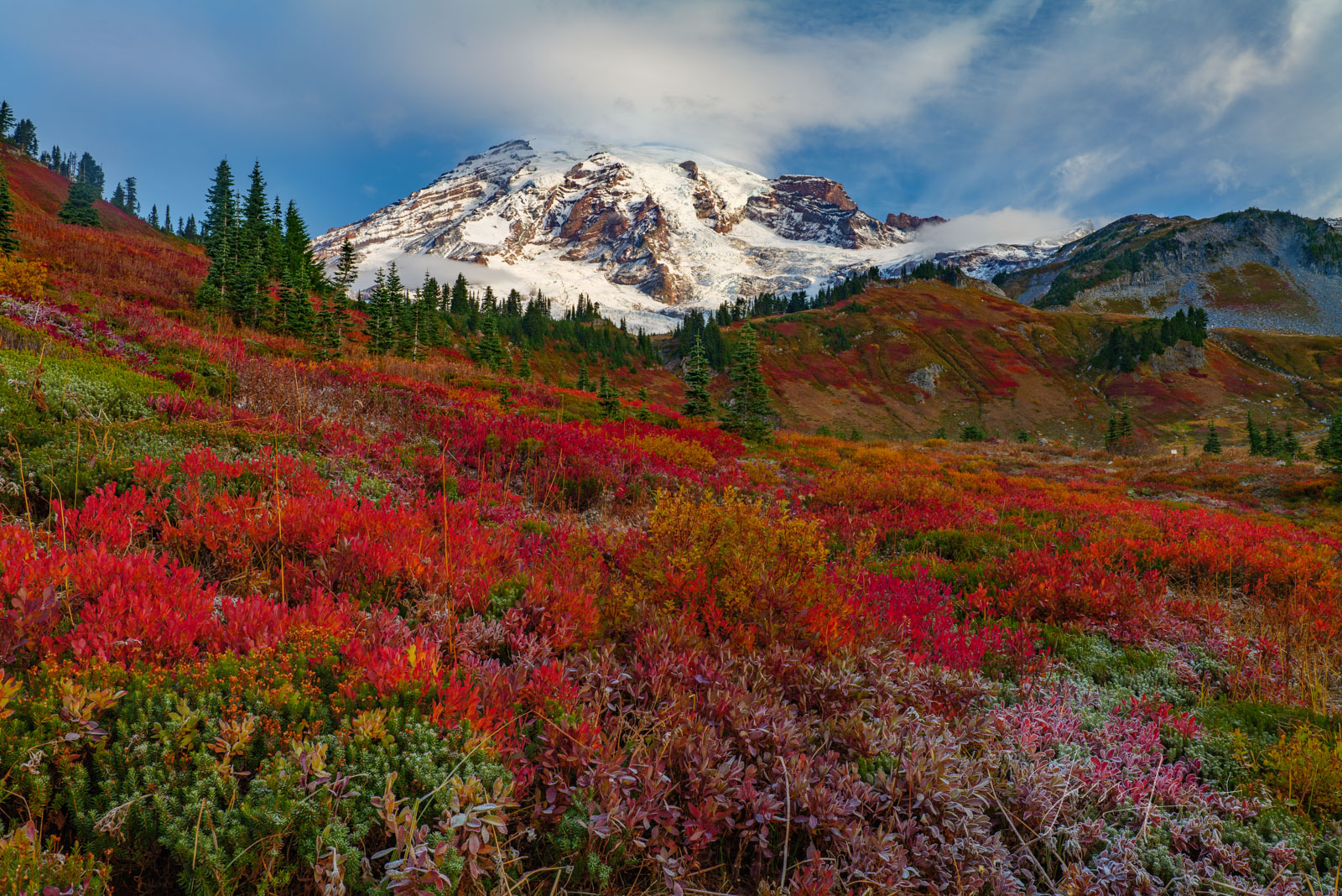 Cascade Fall Mount Rainier Photos, Washington Photography, Fall Photos, Beautiful Photography