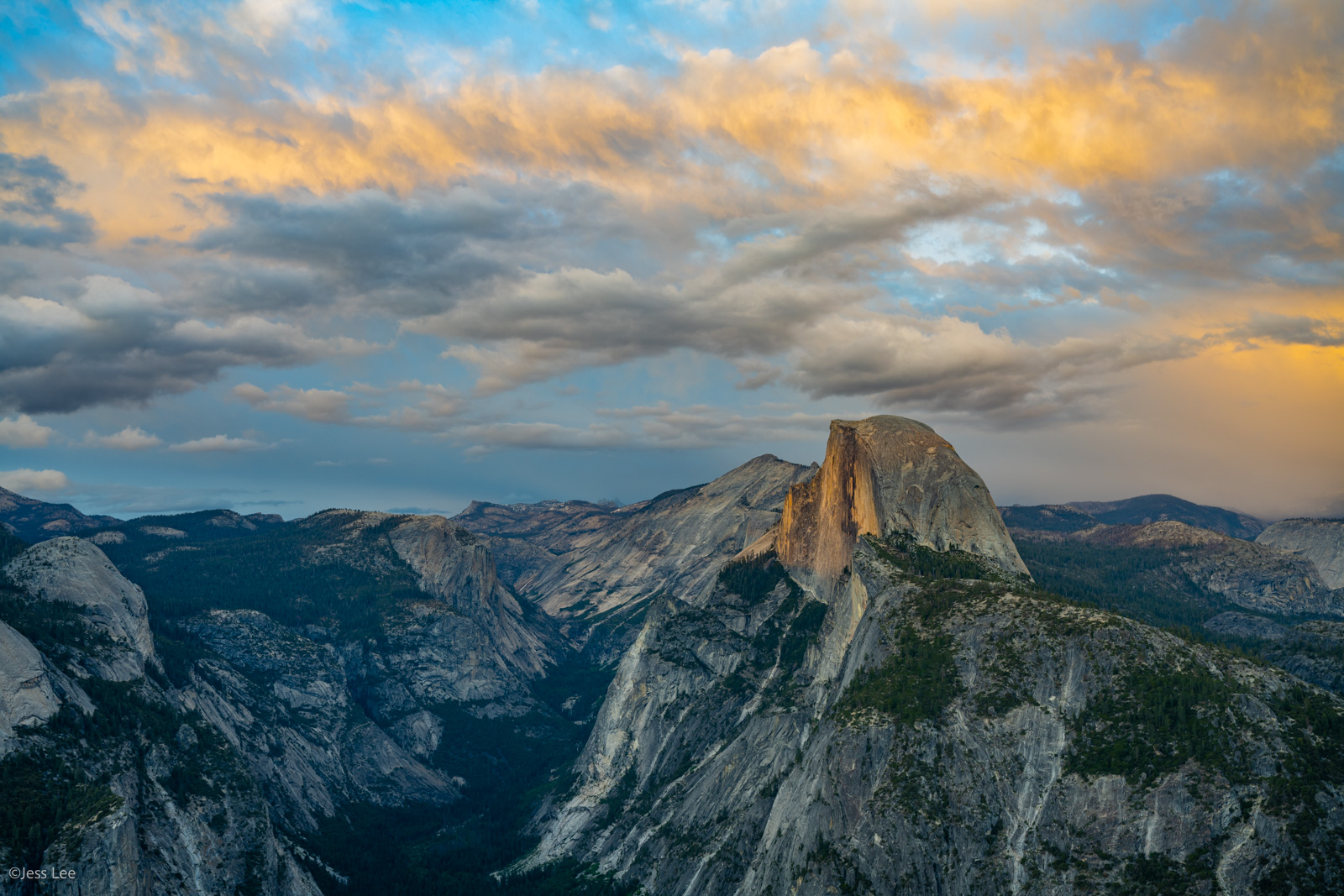 Pictures of Half Dome in Yosemite National Park.