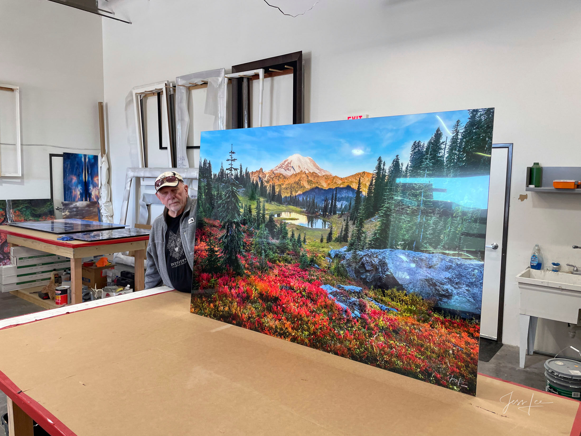 54x80 Rainier Fall