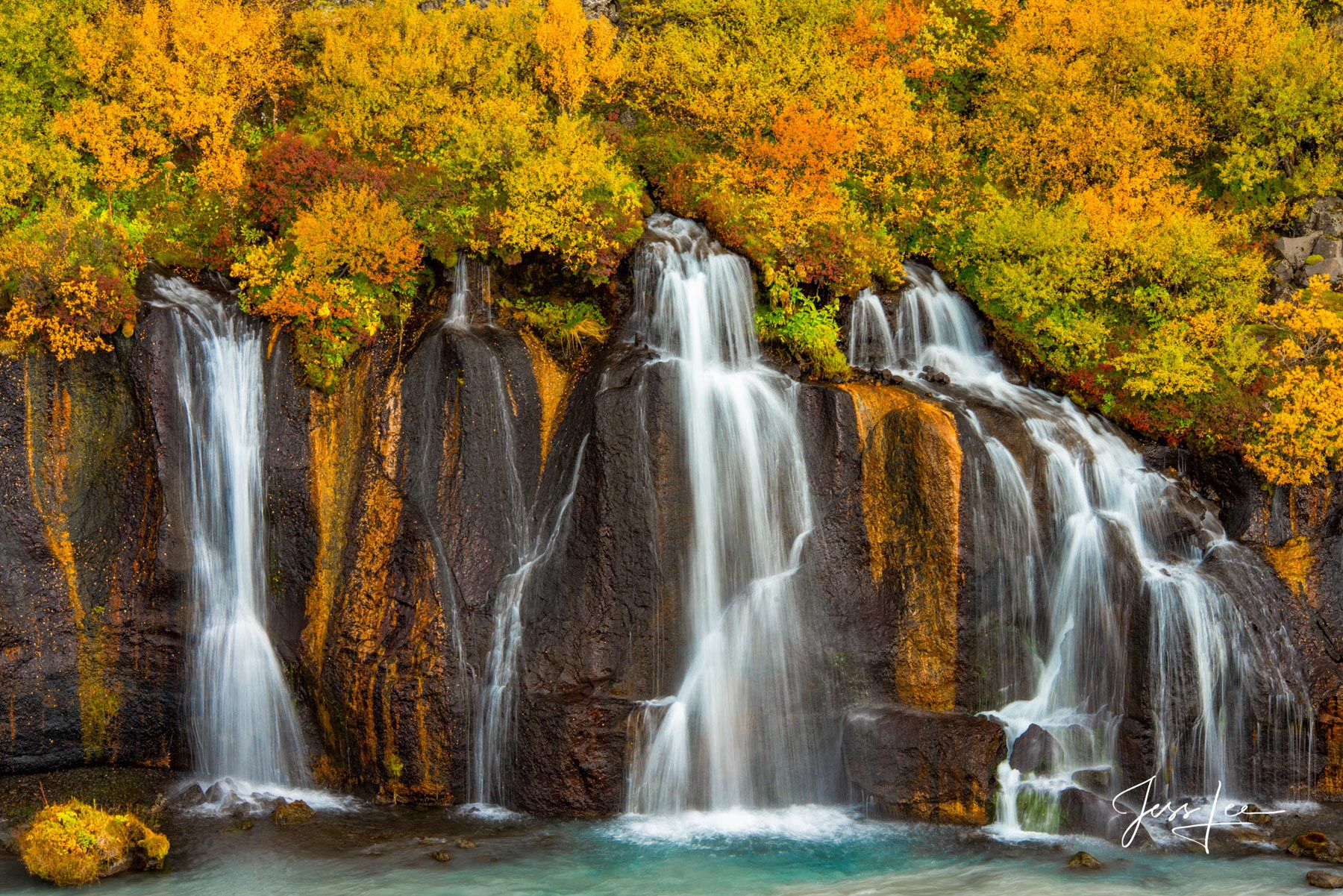 Weeping Icelandic Falls Limited Edition of 50Weeping Falls, Iceland. Exclusive high-resolution Museum Quality Fine Art Prints. Photo Copyright ©...