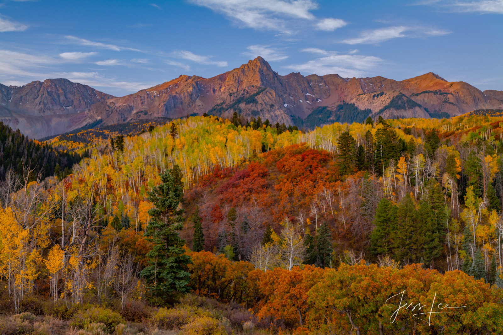 Colorado Fall Color Photography Print San Juans