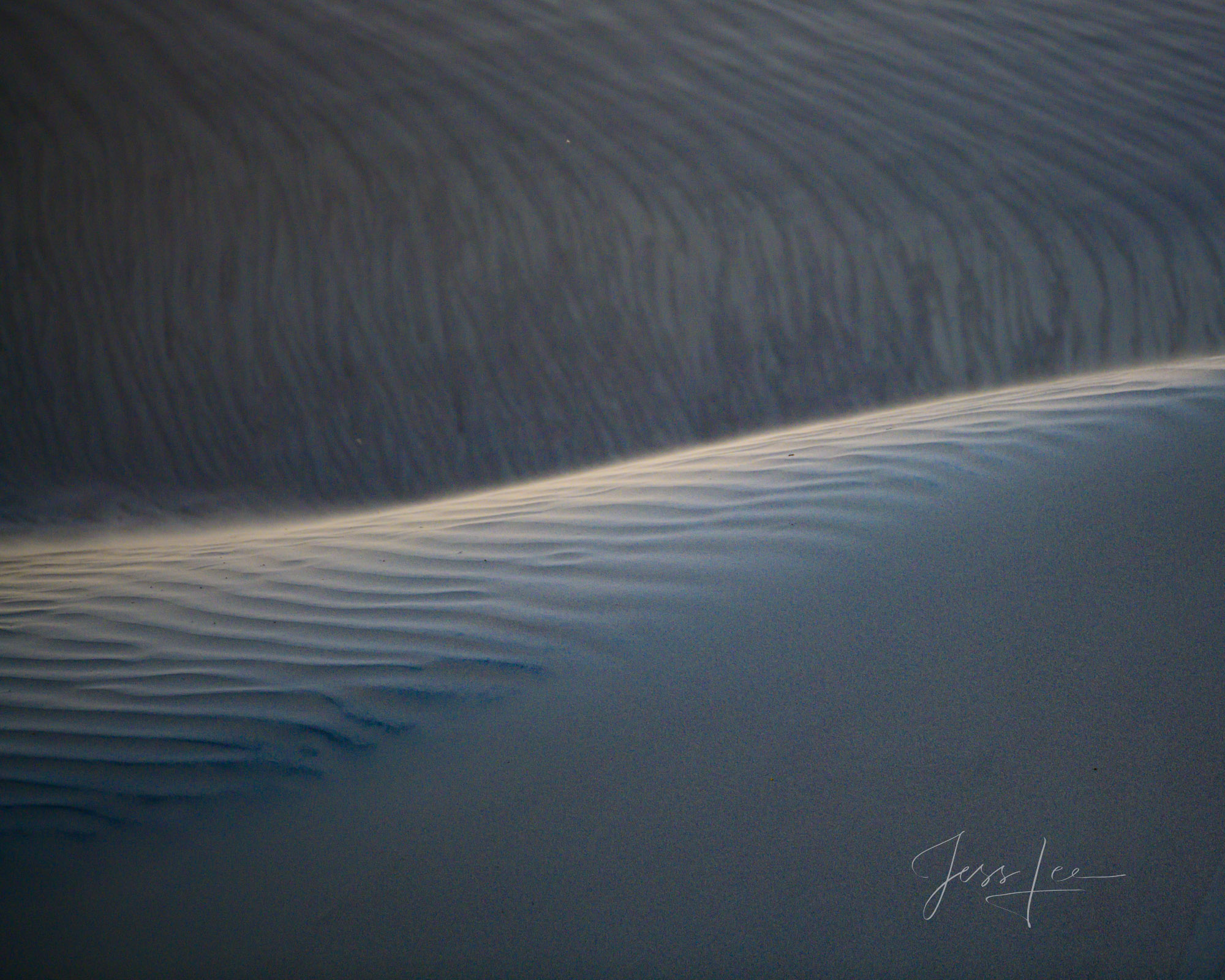 Death Valley Photography Print Wind Sliced Dune