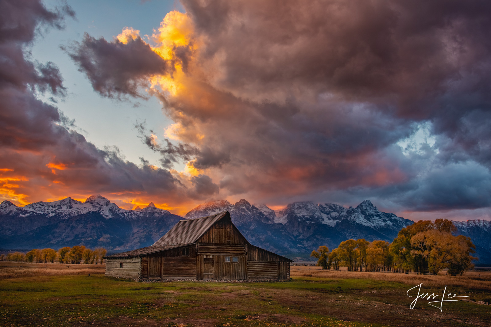 Beautiful Teton Sunset