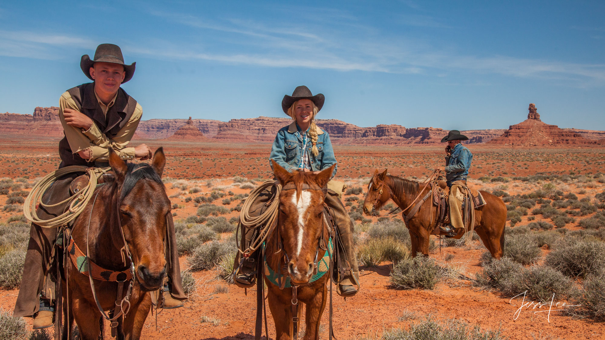 Fine Art Limited Edition Photography of Cowboys, Horses and life in the West. Teenage cow punchers helping at the family grazing...