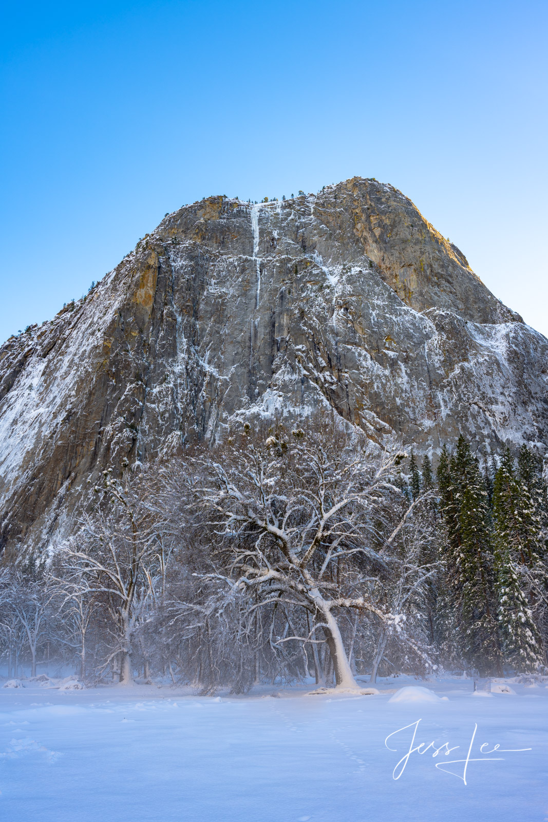 1 of 200 California Landscape Prints of morning after the storm in Yosemite valley. This is part of the luxurious collection...