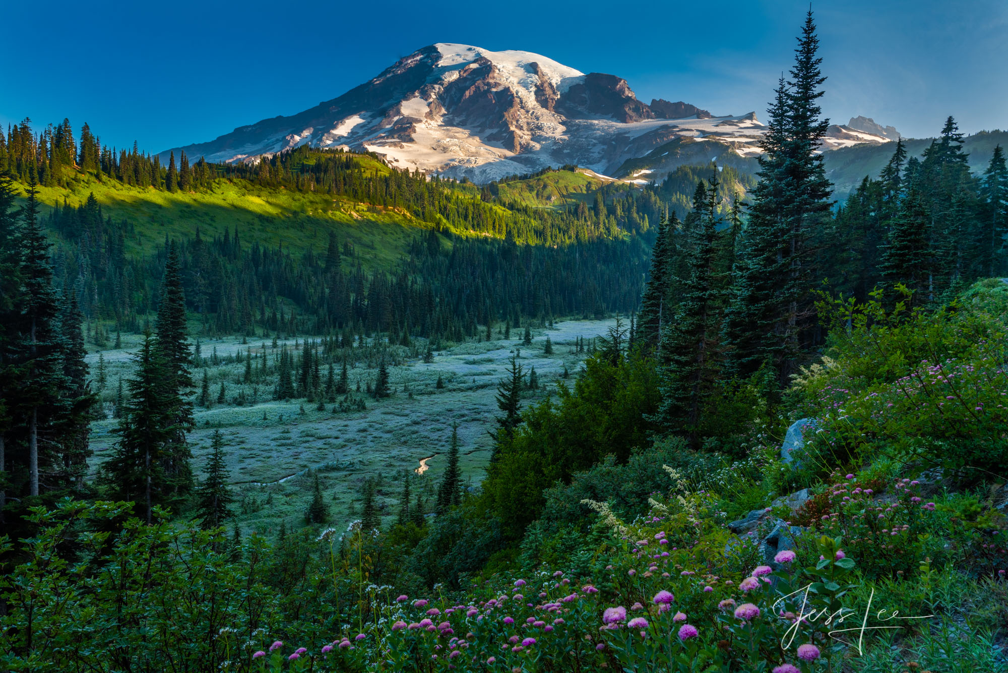 Morning on Mt Rainier, a Limited Edition of 100 Fine Art Photography Prints.