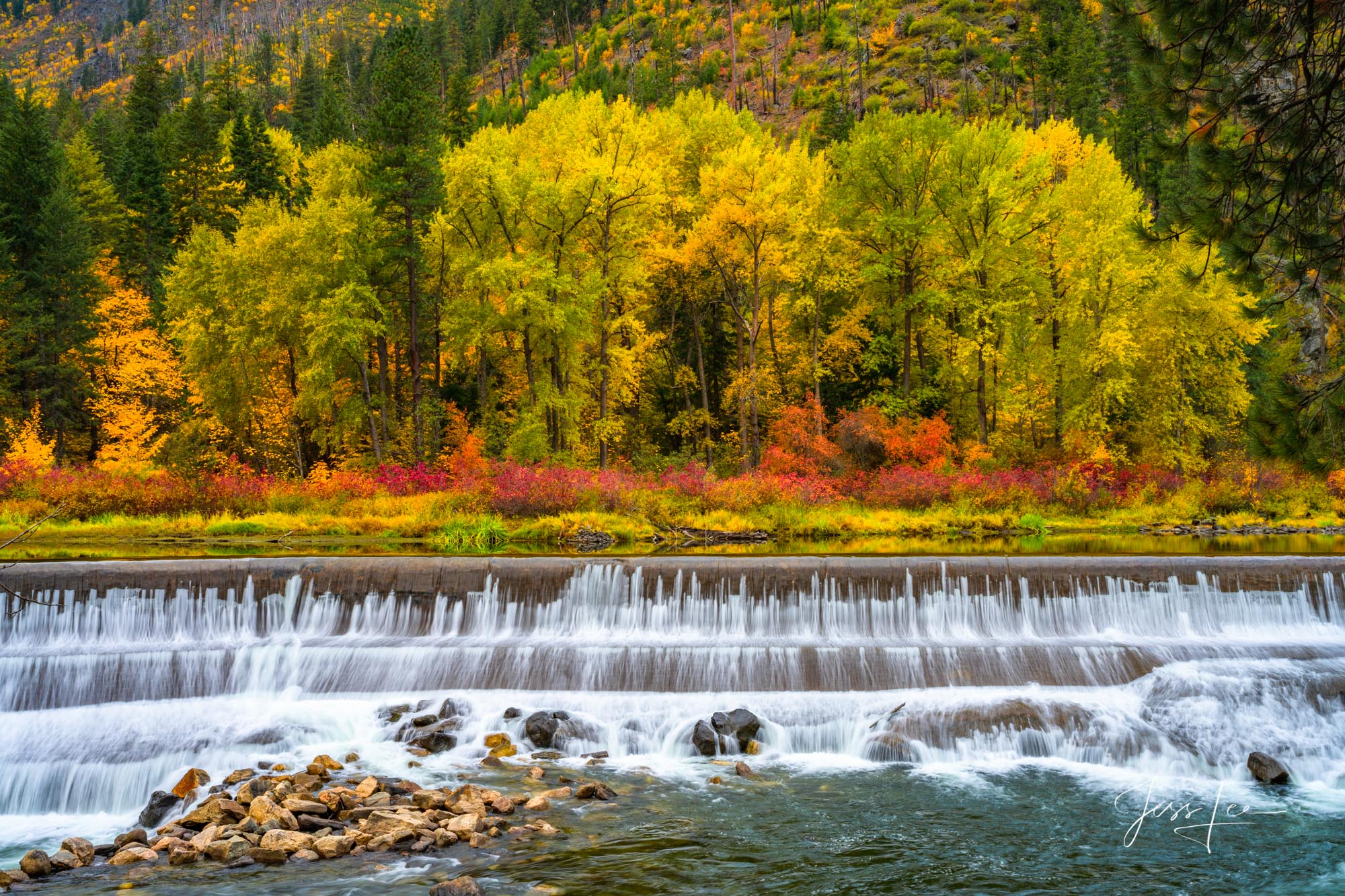 Fine Art Limited Edition Photography of Washington. Washington Autumn Landscapes, Rivers, waterways.This is part of the luxurious...