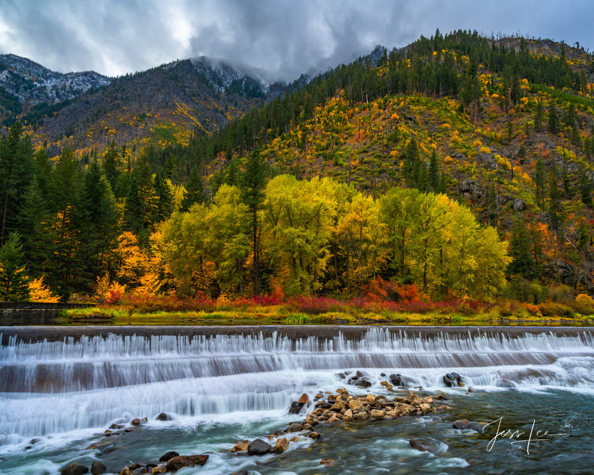 Fine Art Limited Edition Photography of Washington. Washington Autumn Landscapes, Rivers, waterways.This is part of the luxurious...