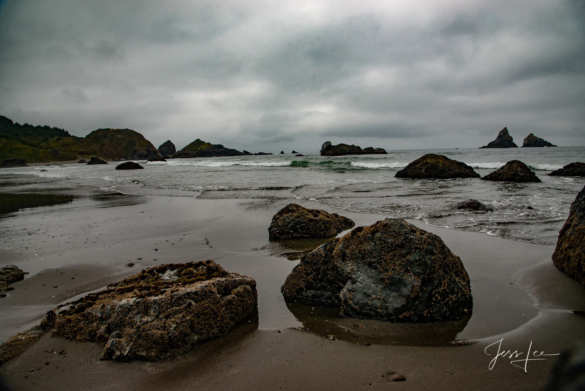 photo cowboy, western, beach, ocean, waterfall, trees, water, , photo