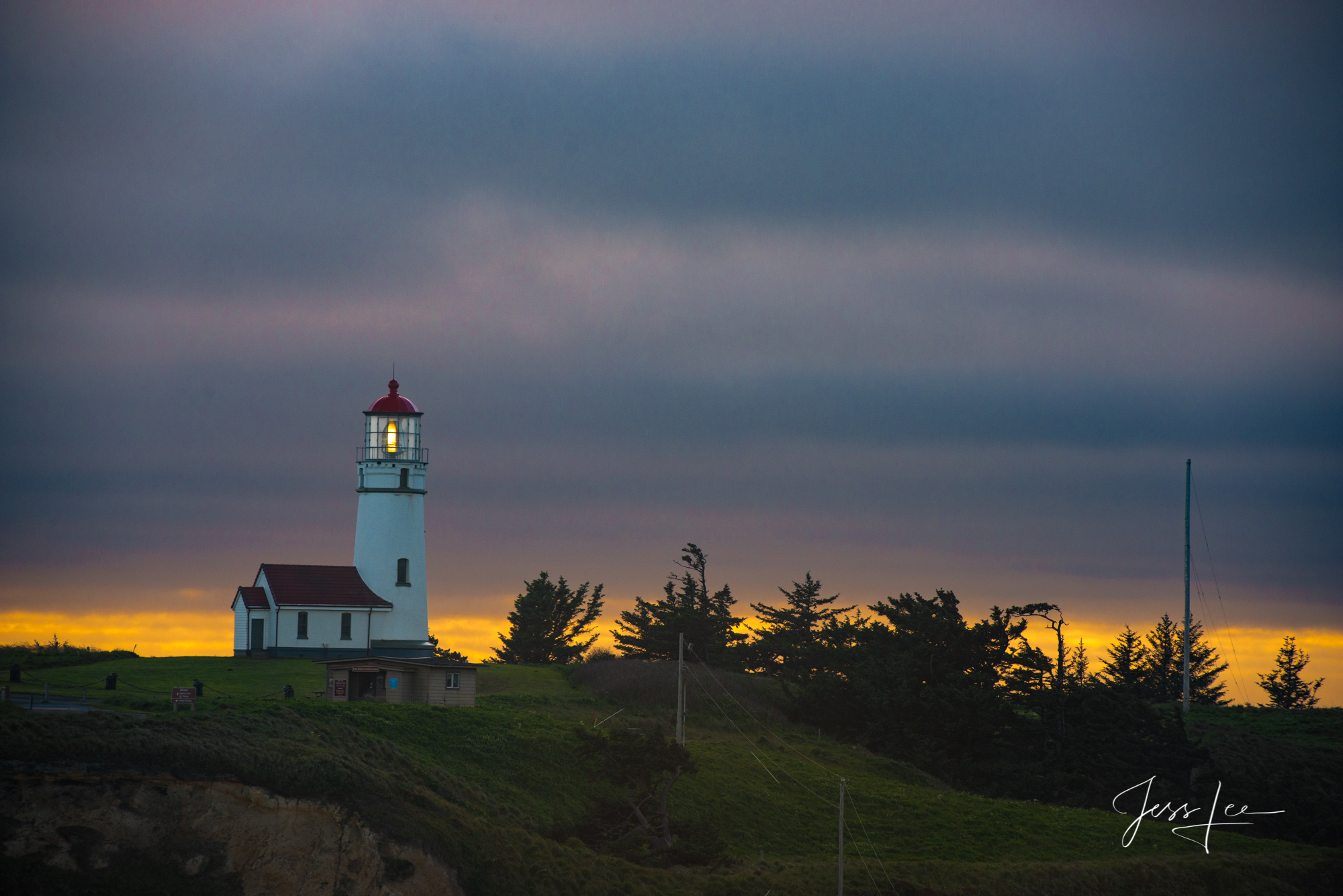 Fine Art Limited Edition Photography of Oregon Lighthouse. Oregon evening  Landscapes.This is part of the luxurious collection...