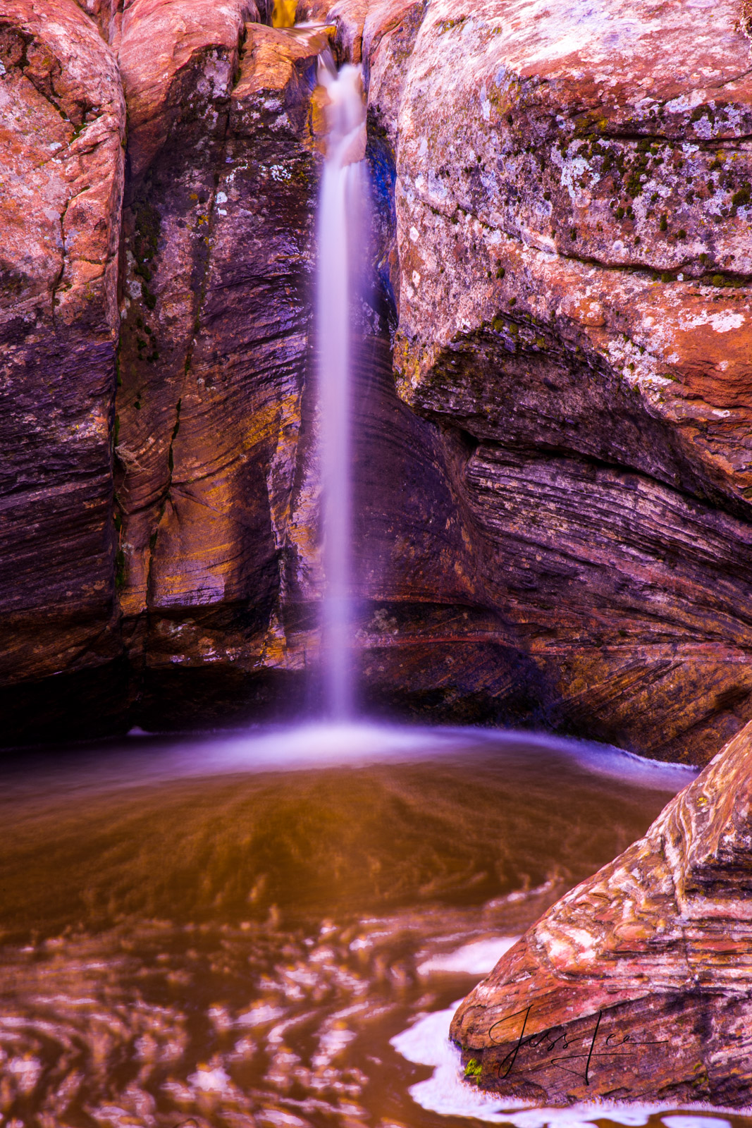 A little Flow A Little Flow a Limited Edition of 50 Fine Art Prints A Little Waterfall : Capitol Reef, San Rafael Swell and the Waterpocket...
