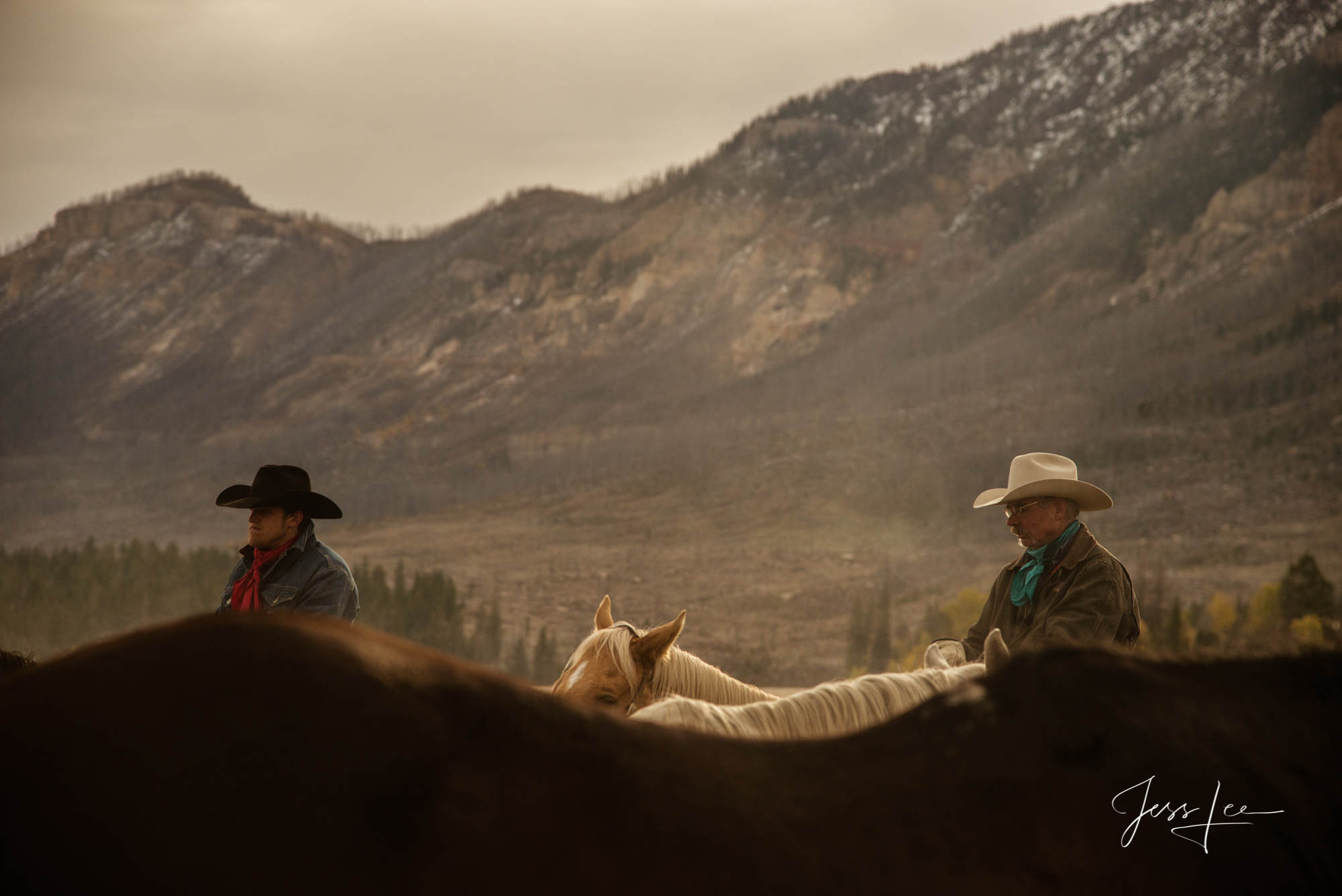 Talk'n it over Fine Art, Limited Edition, Cowboy, and Western exclusive high-resolution Museum Quality Photography Prints of Western life and...