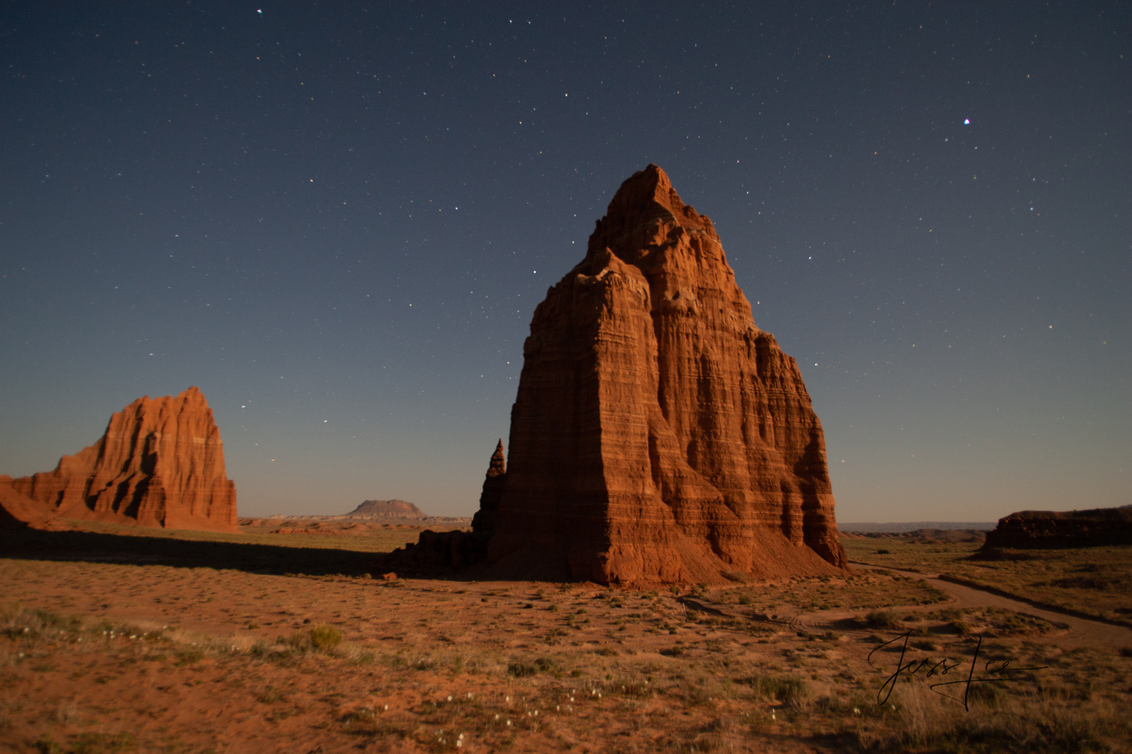 Limited Edition of 50 Fine Art Prints Moon Light Temples : Capitol Reef, San Rafael Swell and the Waterpocket Fold are some of...