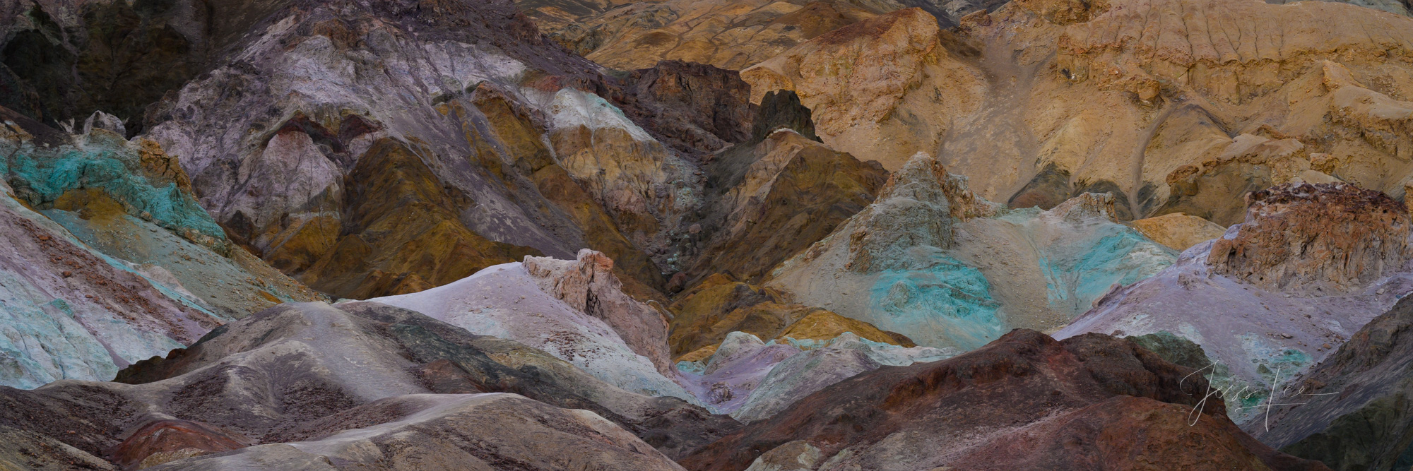 Death Valley Photography Print  Color Pallet